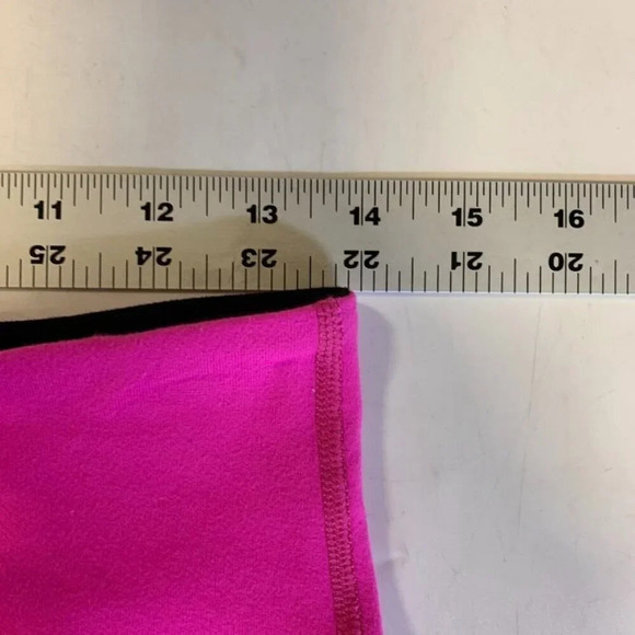 Lululemon Wunder Under High-Rise Crop 18" Pink Mesh Active Yoga Crop Size 8 - Picture 9 of 11